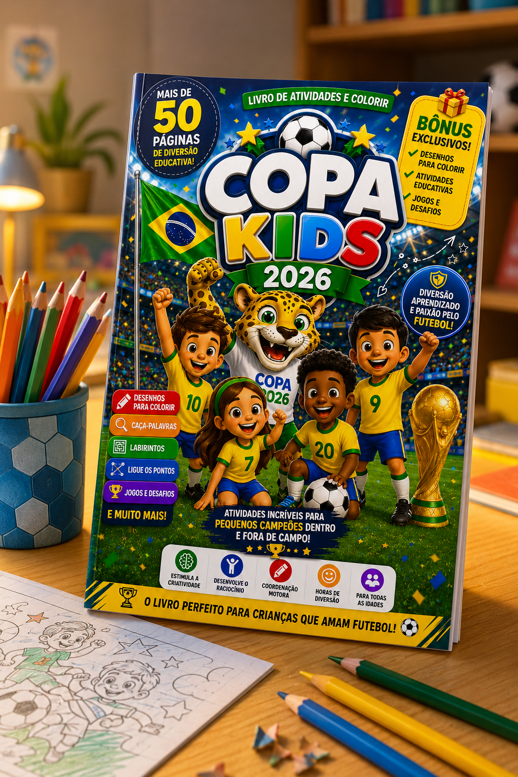 Free bonus material included with the activity book